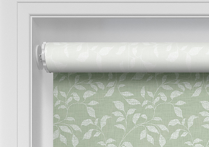 Delicate Foliage, Mint Green - Twist&Fit Roller Blind - Image 10
